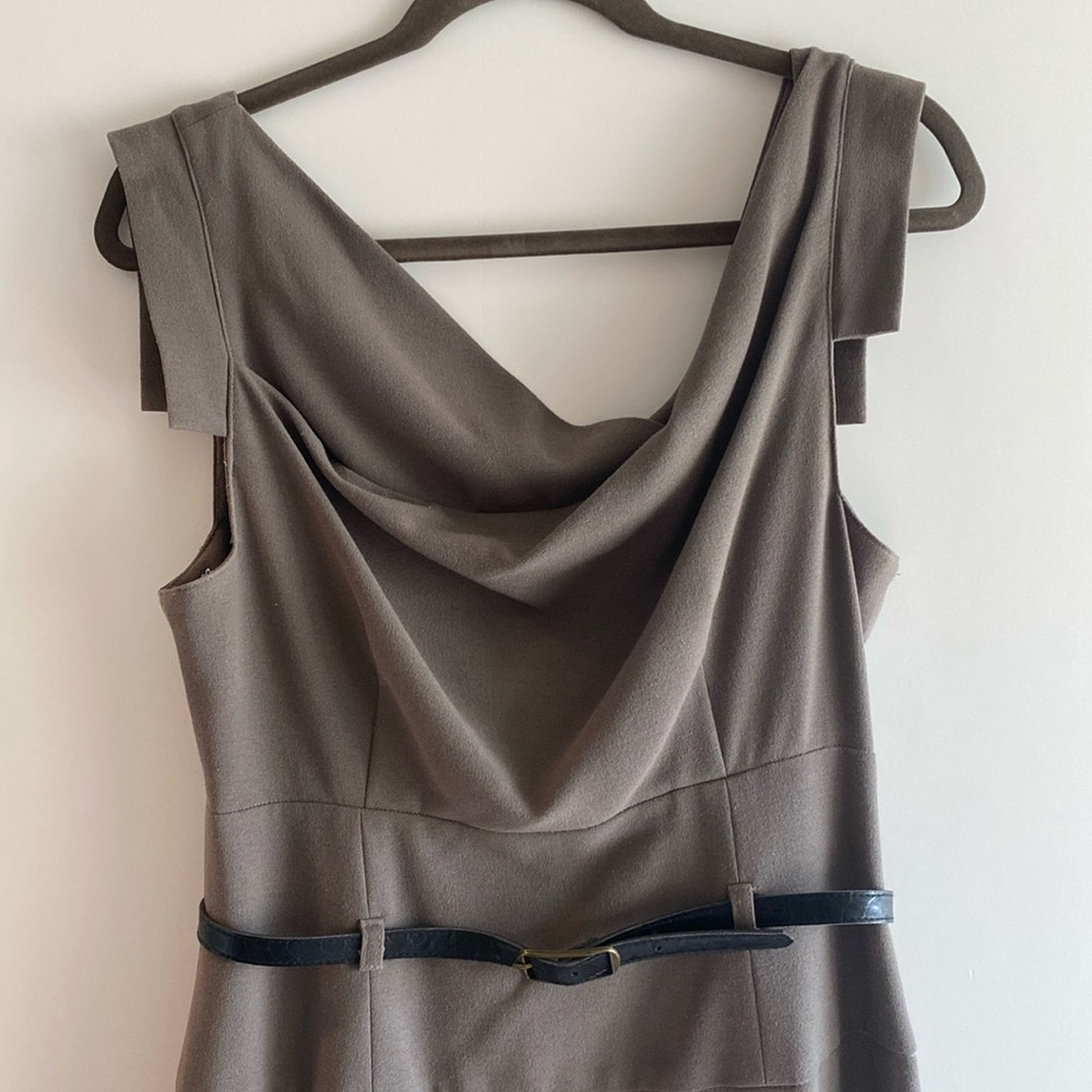 Black Halo Dress jacki’O dress taupe